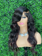 Load image into Gallery viewer, Best friend 22” warm brown w/sangria highlights